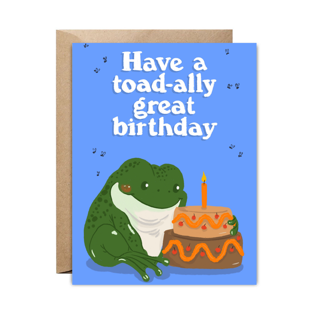 Toad-ally Great Birthday