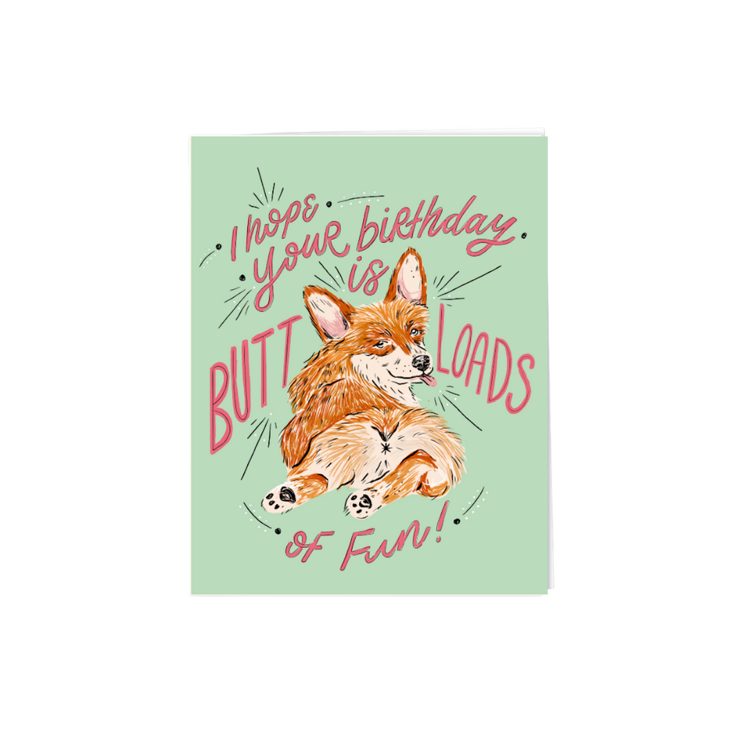 Butt-loads of fun corgi birthday