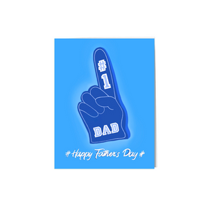#1 Dad Foam Finger