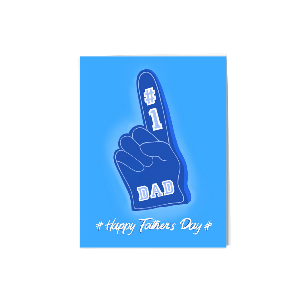 #1 Dad Foam Finger