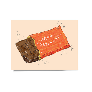 Birthday chocolate bar