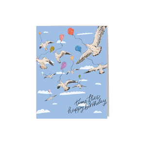 Time flies birthday birds